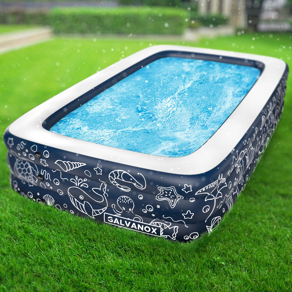 Inflatable Pool, Above Ground Swimming Pool, 22" inch Depth P182094