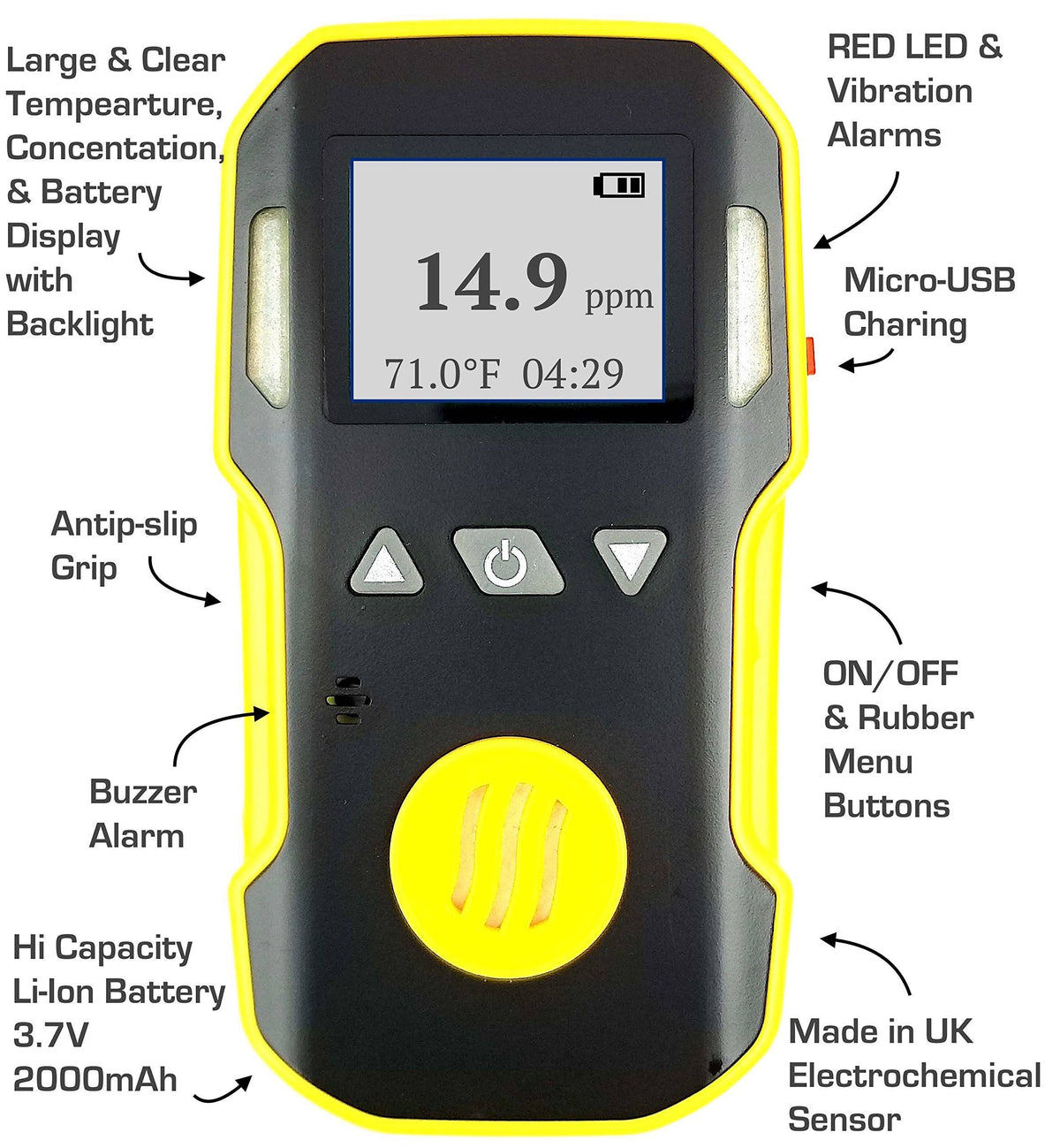 Ozone Detector with Pump Probe P4904