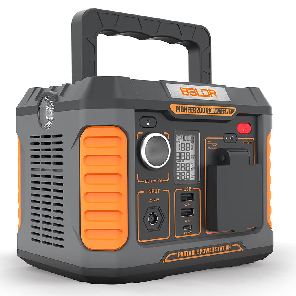Portable Power Station 500W 461Wh Lithium Battery with 120V Pure Sine Wave Inverter T611033