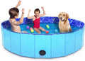 Collapsible Dog Pool with Non-Slip PVC Board L165856