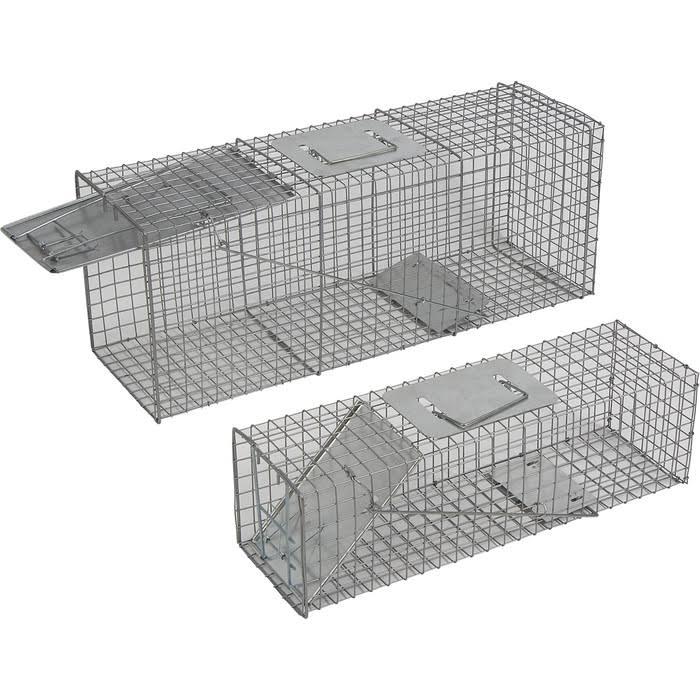 Value Pack of 2 Catch and Release Live Animal Traps, 1 Large and 1 Small A3477