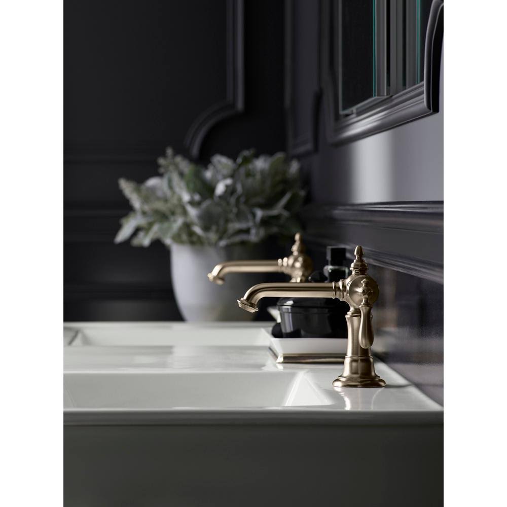 Vibrant Brushed Bronze Bathroom Sink Faucet B273