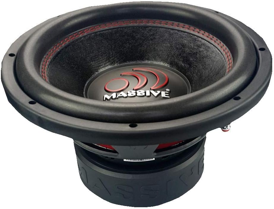12 Inch Car Audio Subwoofer, 1,000 Watt RMS, Dual 4 Ohm J7385