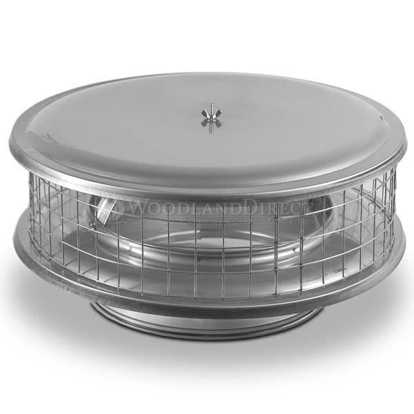 Stainless Steel Chimney Cap with Mesh Screen V765258