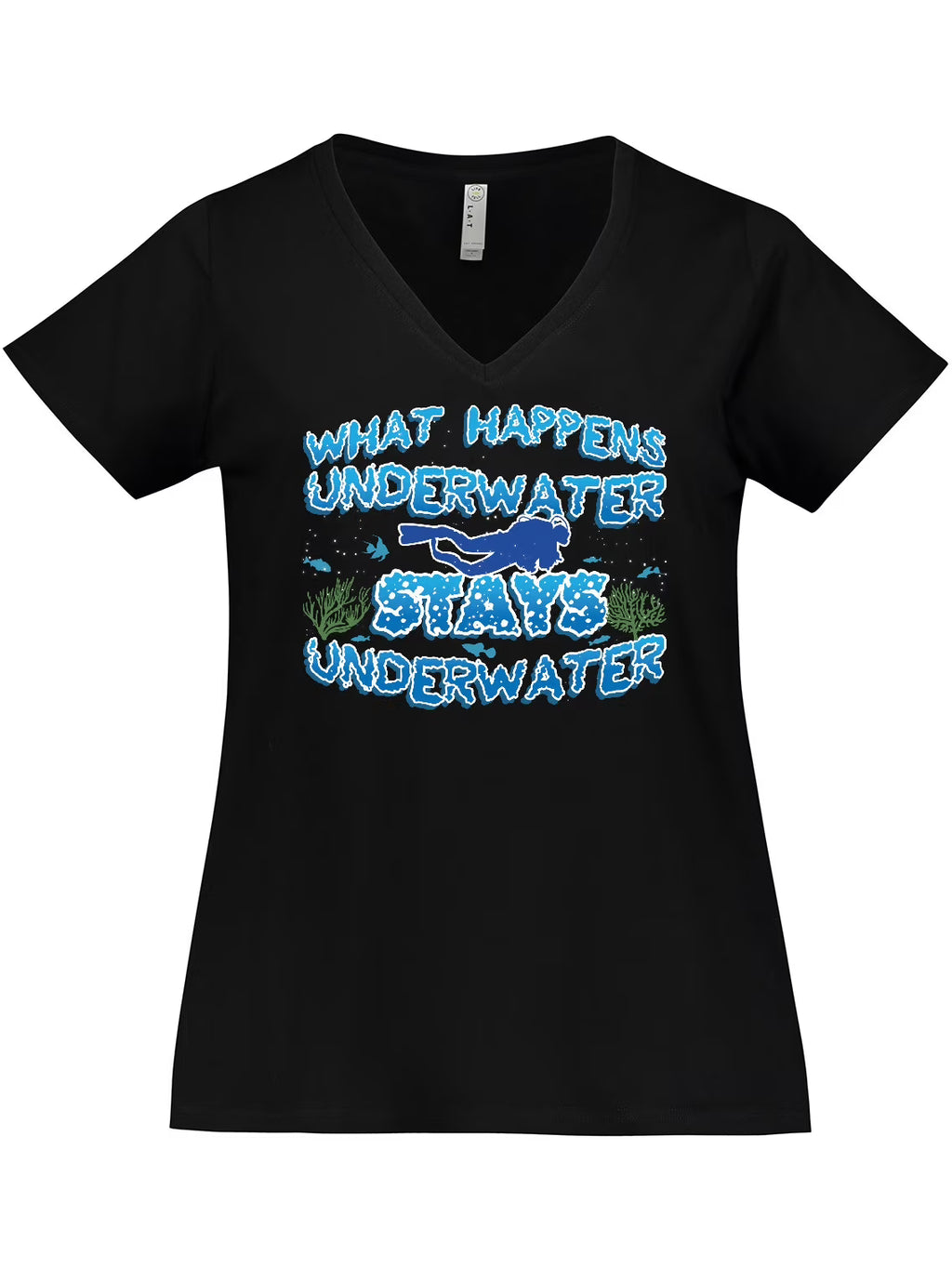 Women's Plus Size V-Neck T-Shirt V950431