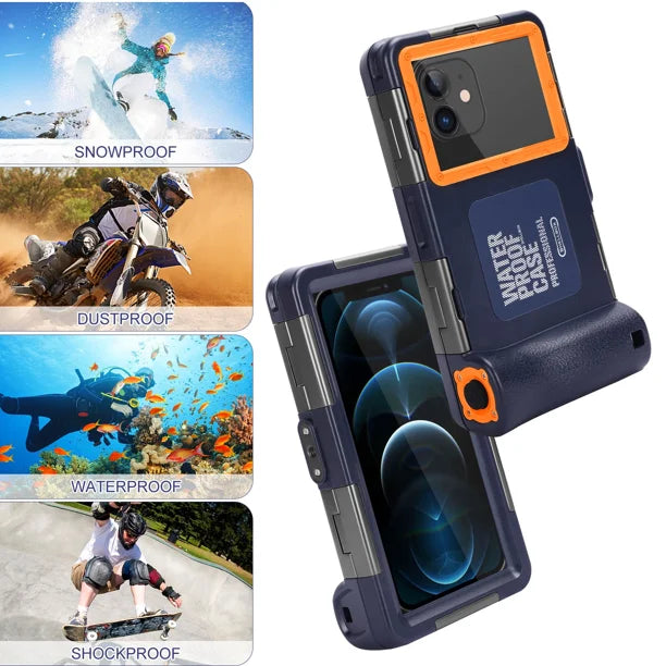 Waterproof Protective Case for Motorola Moto G Power, Up to 6.9 Inch X2121