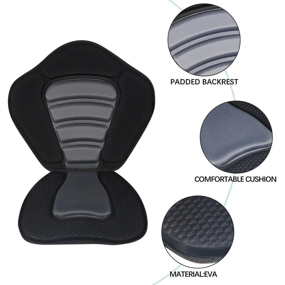 4 Adjustable Polyester Padded Kayak Seats T6014