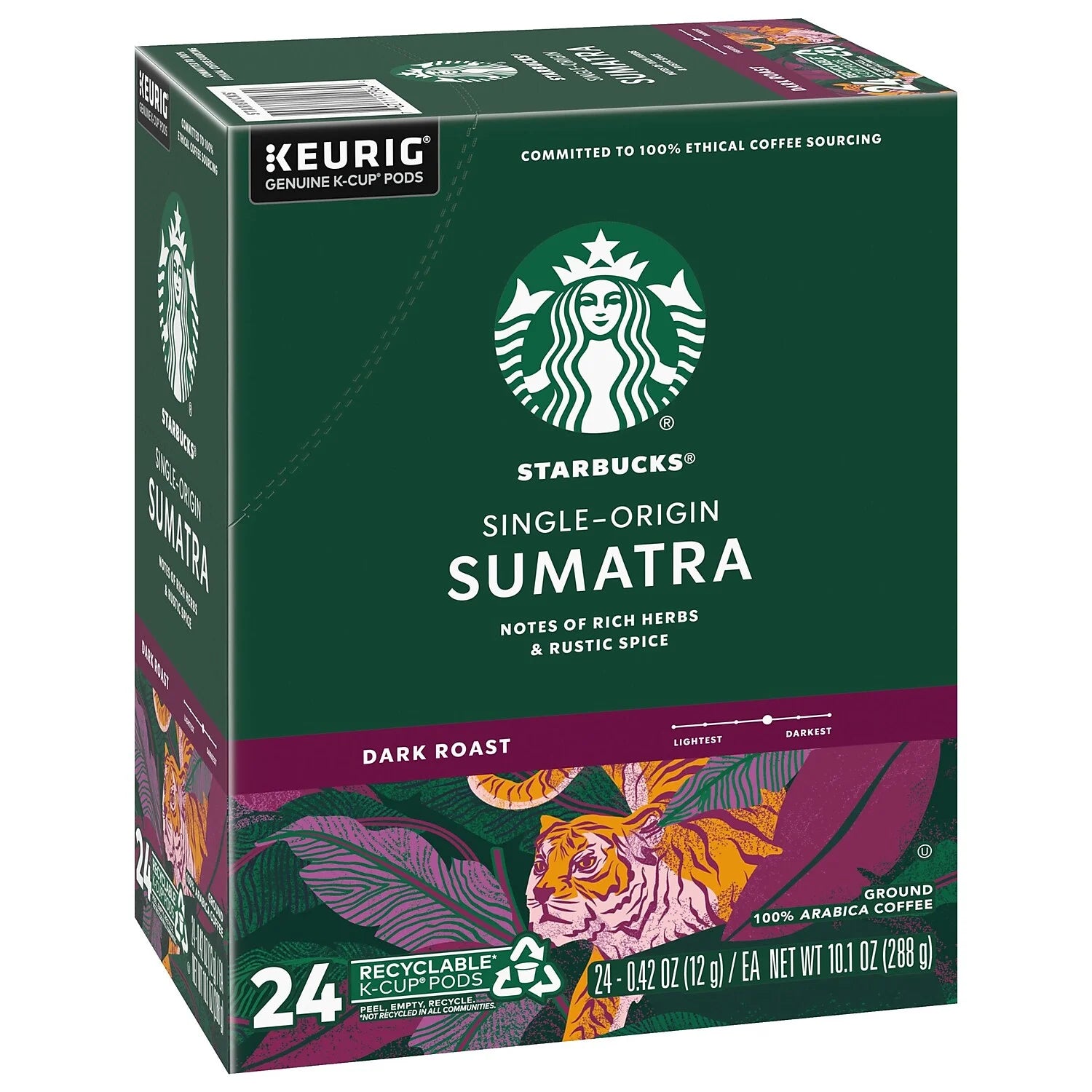 Sumatra Single-Serve Coffee K-Cup, Carton Of 24 L522054