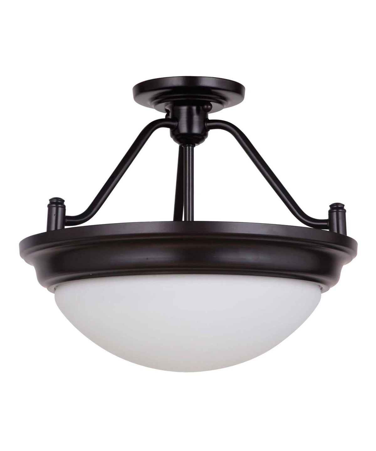 2 Light Semi Flush Oiled Bronze R8478