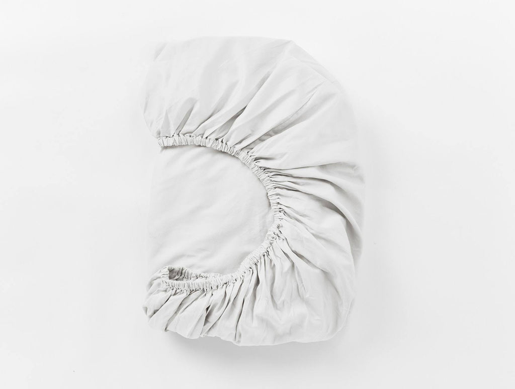 300 Thread Count Organic Sateen Sheet Set Cal King Alpine White V18848