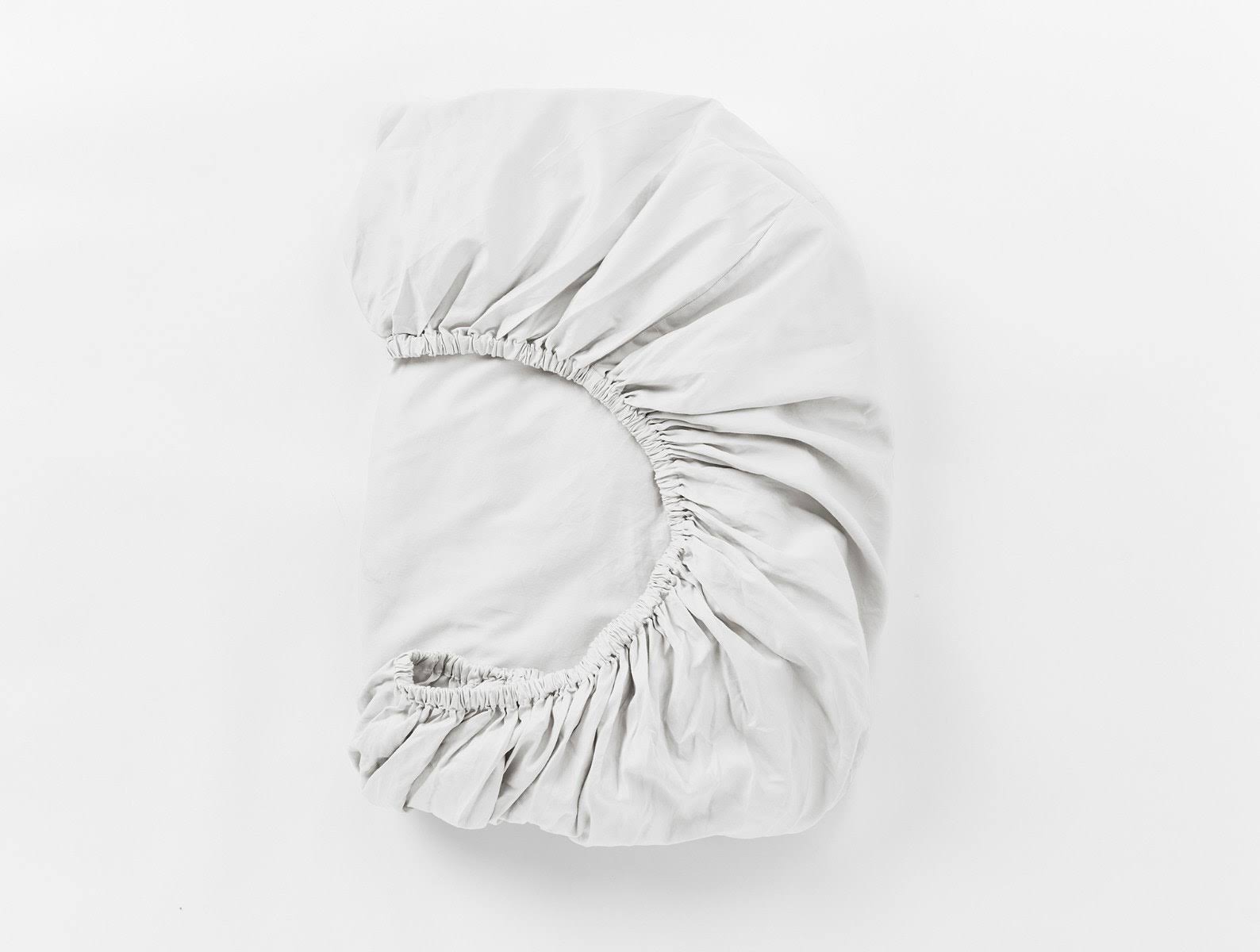 300 Thread Count Organic Sateen Sheet Set Cal King Alpine White V18848