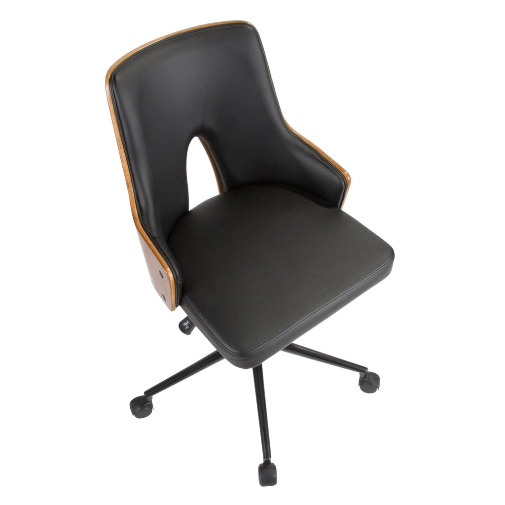 Black-Walnut Office Chair C9667