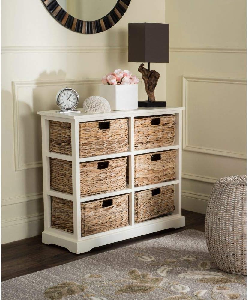 Wicker Basket Storage Chest J271