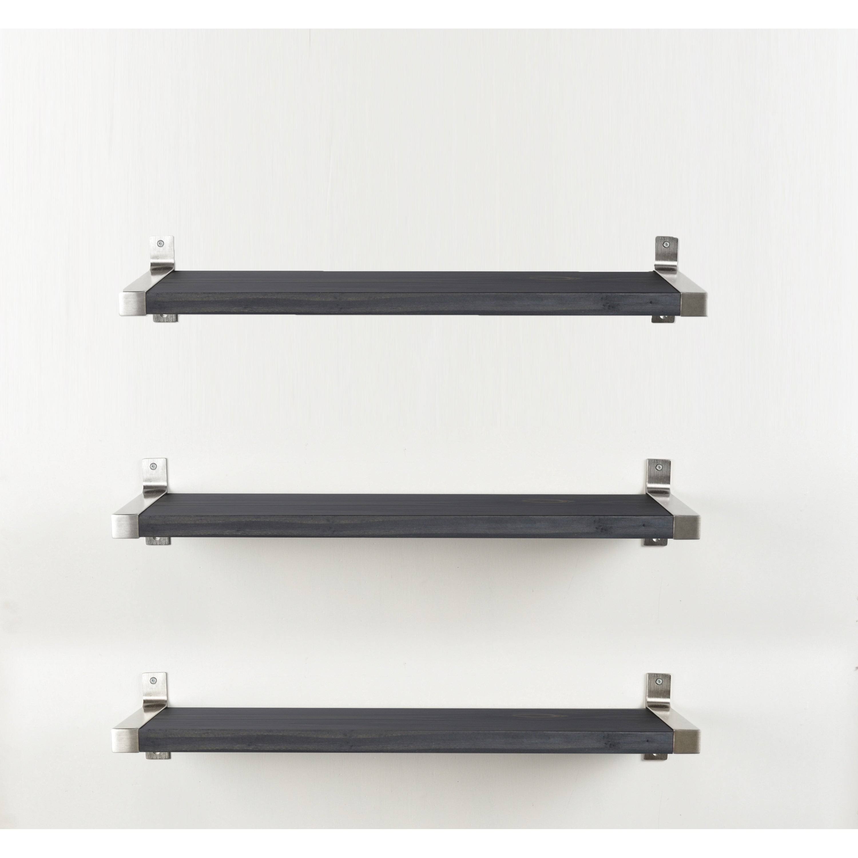 3 Piece Wood Wall Shelf Set G923