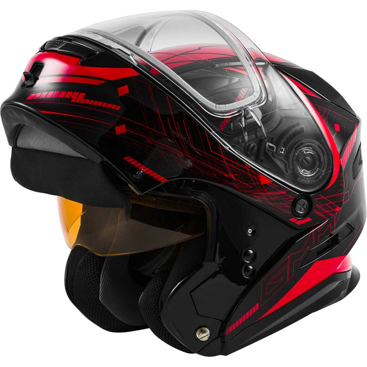 Wired Modular Helmet - Black/White - Large H9208