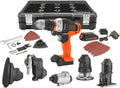 Cordless Drill Combo Kit with Case, 6-Tool O2668