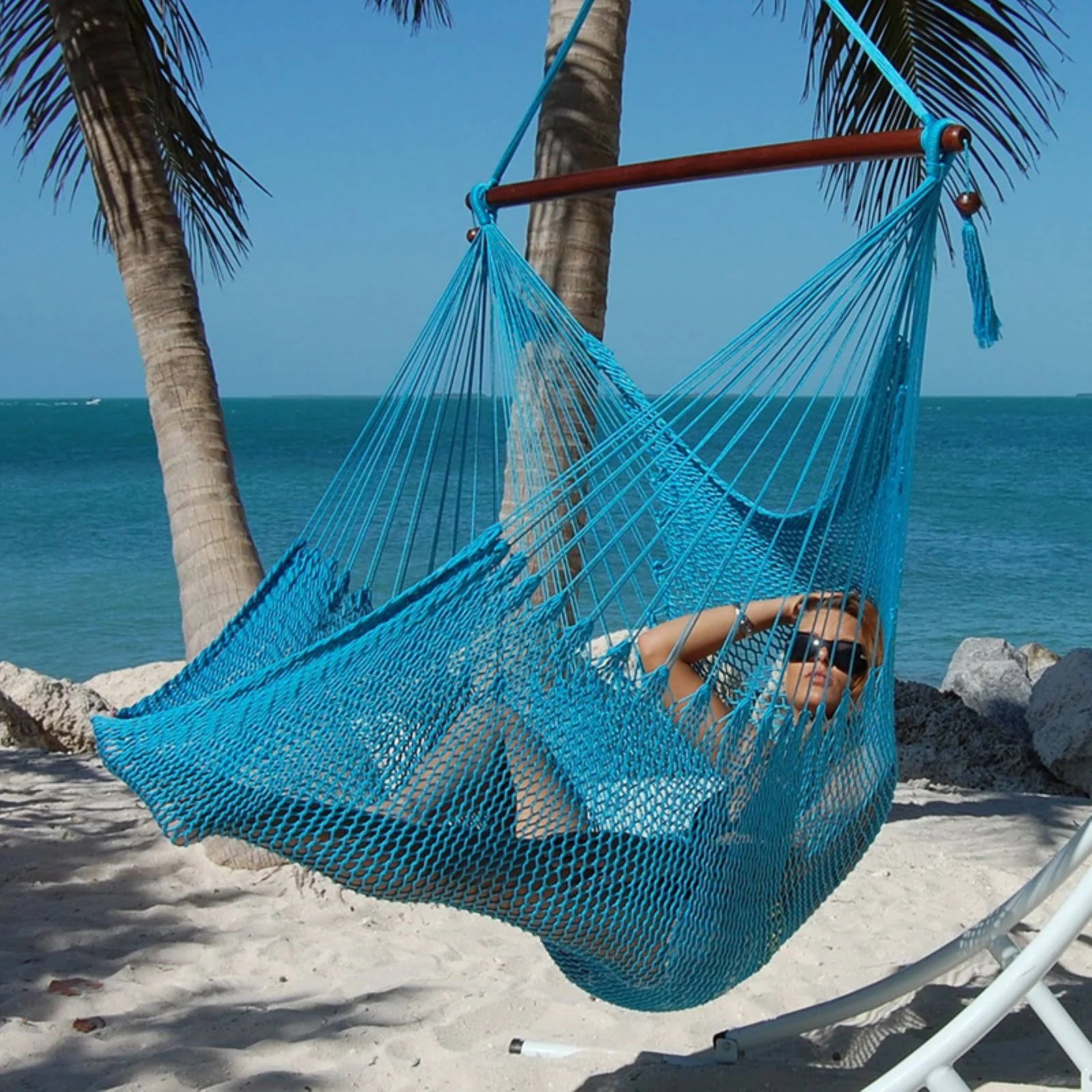Light Blue Large Hammock Chair K788558
