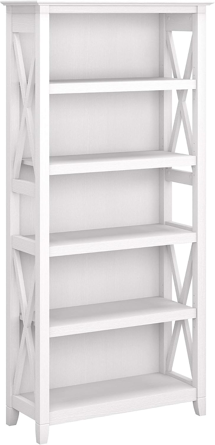 5 Shelf Bookcase in Bing Cherry E817