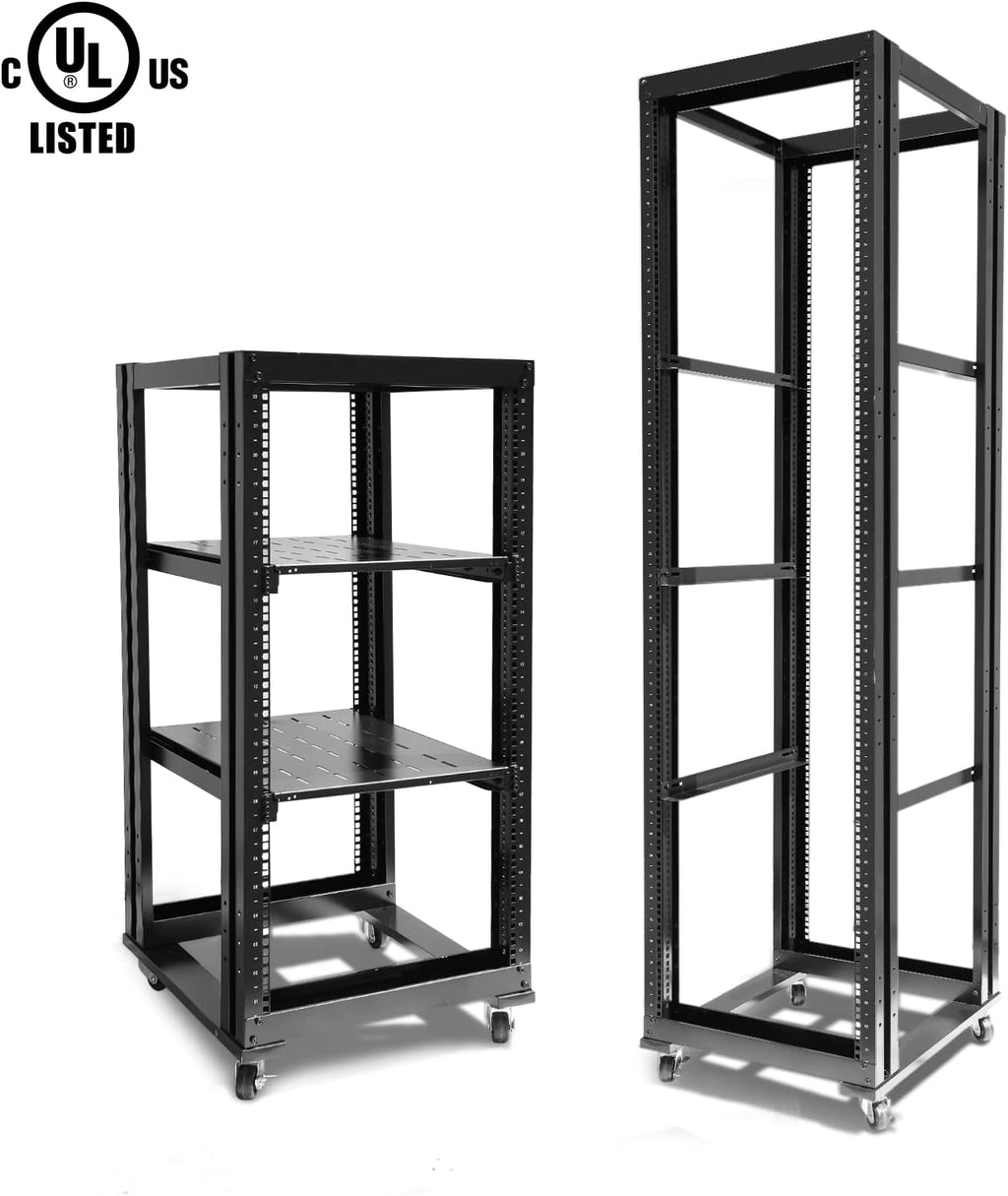 22U 4 Post Open Frame 19inch Server Rack 31" Deep J447