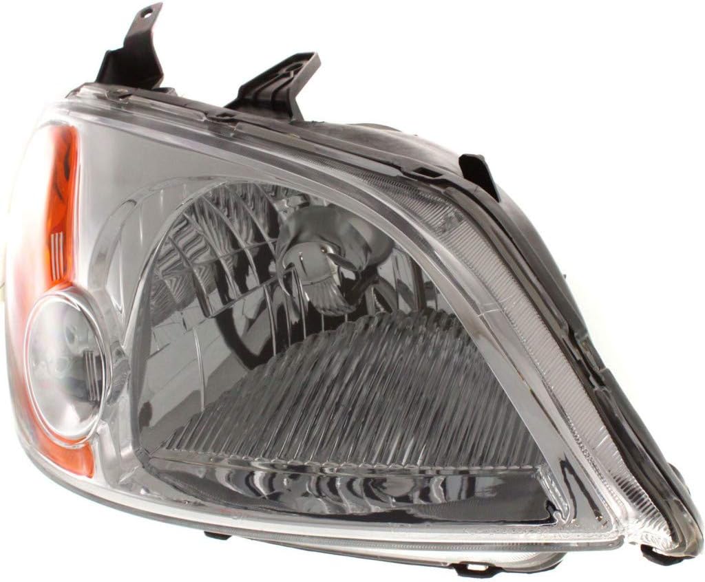 Honda Civic Headlight 2003 Pair with Bulbs L829