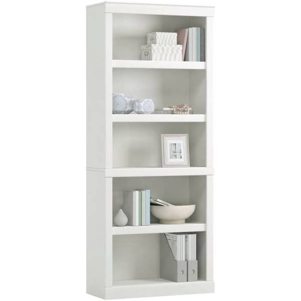 Arctic White 5-Shelf Bookcase H564