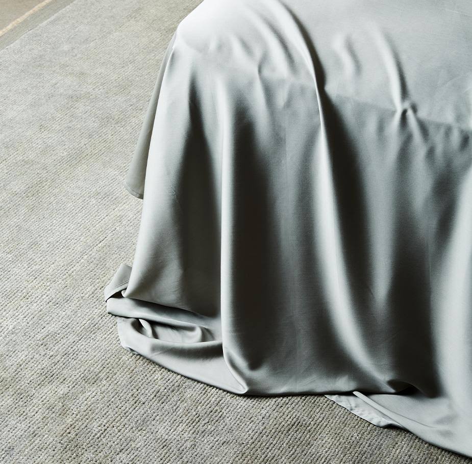 King Gray Flat Sheet U3854
