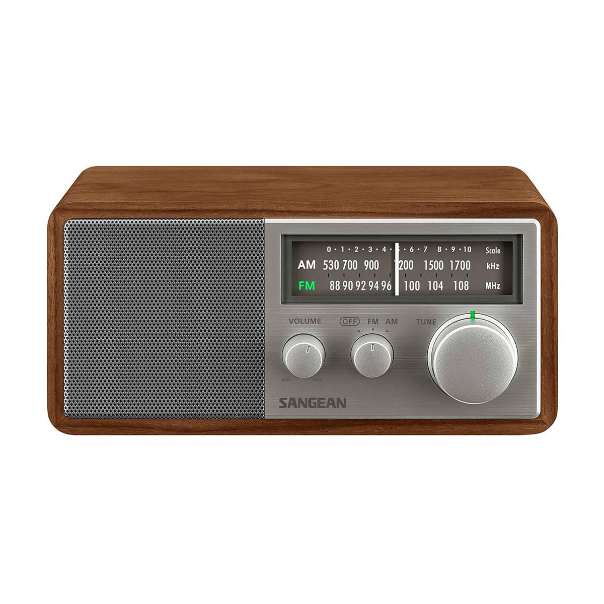 Wood Cabinet AM/FM Analog Radio N228199