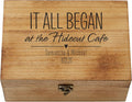 Wood Keepsake Case with Black Suede Lining, 9” x 7” x 3”, Pack of 2 G325541