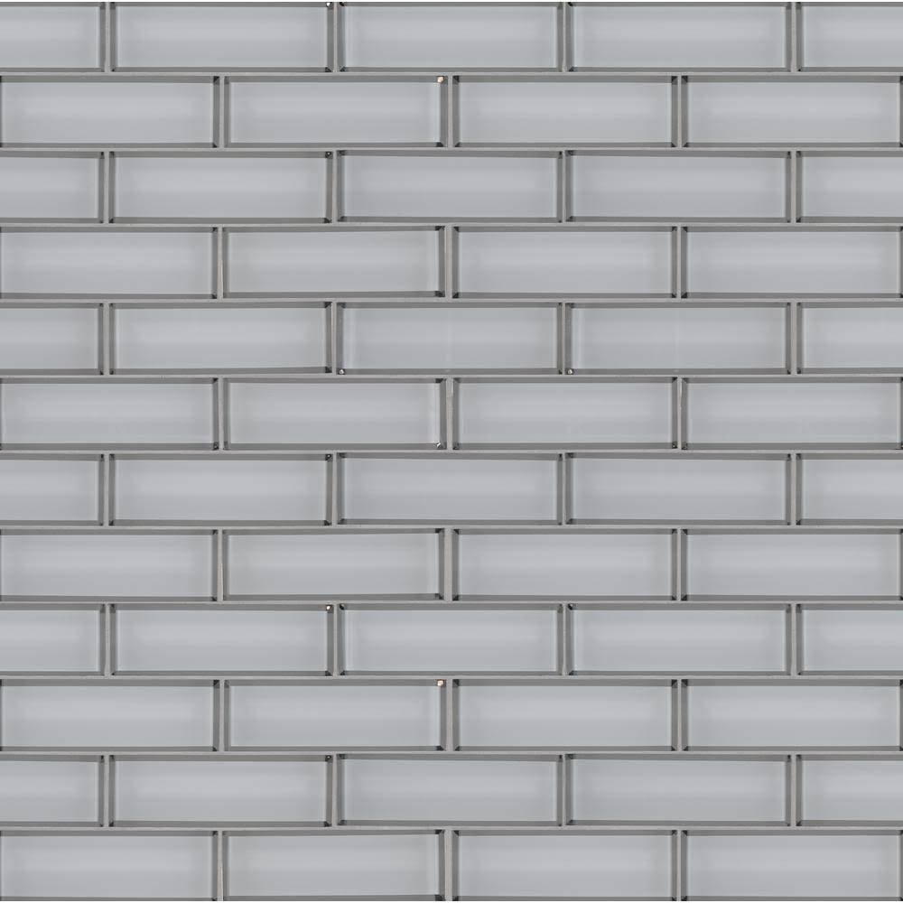 11.73 in. x 11.73 in. x 8 mm Glass Blend Mesh-Mounted Mosaic Tile Y880901