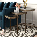 3 Piece Nesting Tables Gold A8053