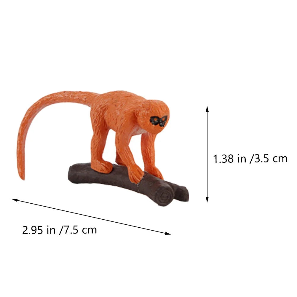 Solid Long-tailed Monkey Decoration Toy M4684