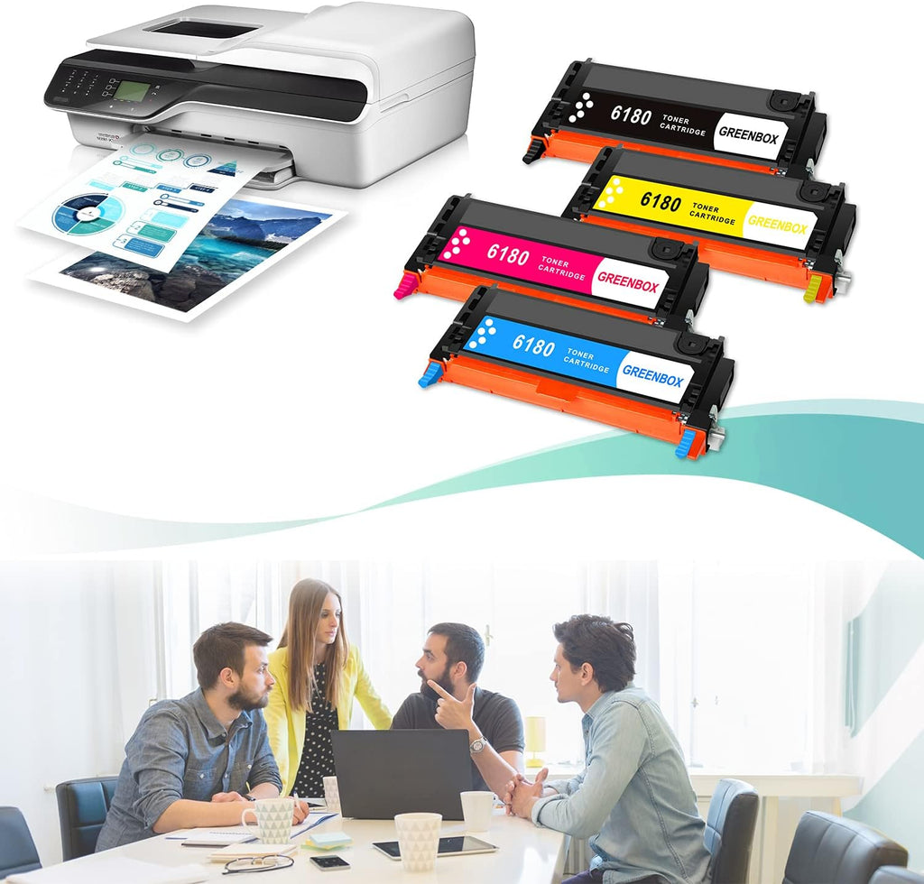 Remanufactured Toner Cartridge, 1 Black, 1 Cyan, 1 Magenta, 1 Yellow Z46270