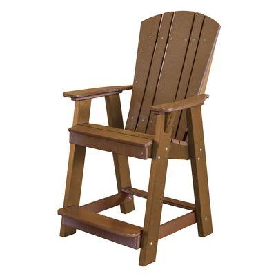 Tudor Brown Plastic Adirondack Chair D55352