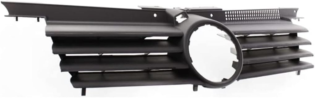 Black Shell & Insert Grille Assembly with Chrome Molding E1170