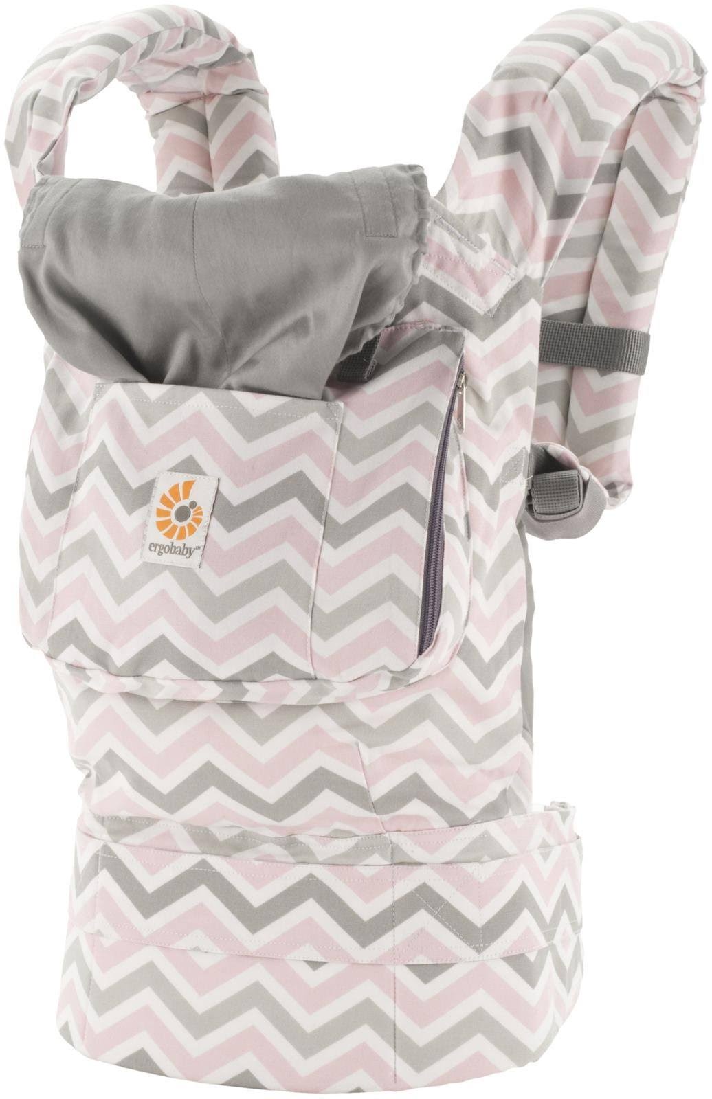 Chevron Pink/Grey Baby Carrier A43516