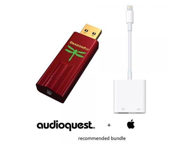 Portable USB Preamp Headphone Amp/DAC with Lightning to USB 3 Camera Adapter L211817