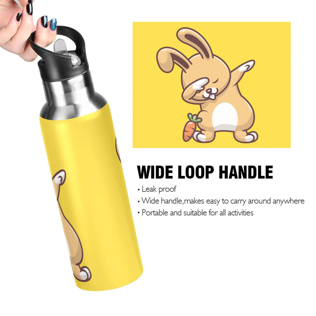Stainless Steel Vacuum Insulated Water Bottle with Straw Lid 20 OZ R623