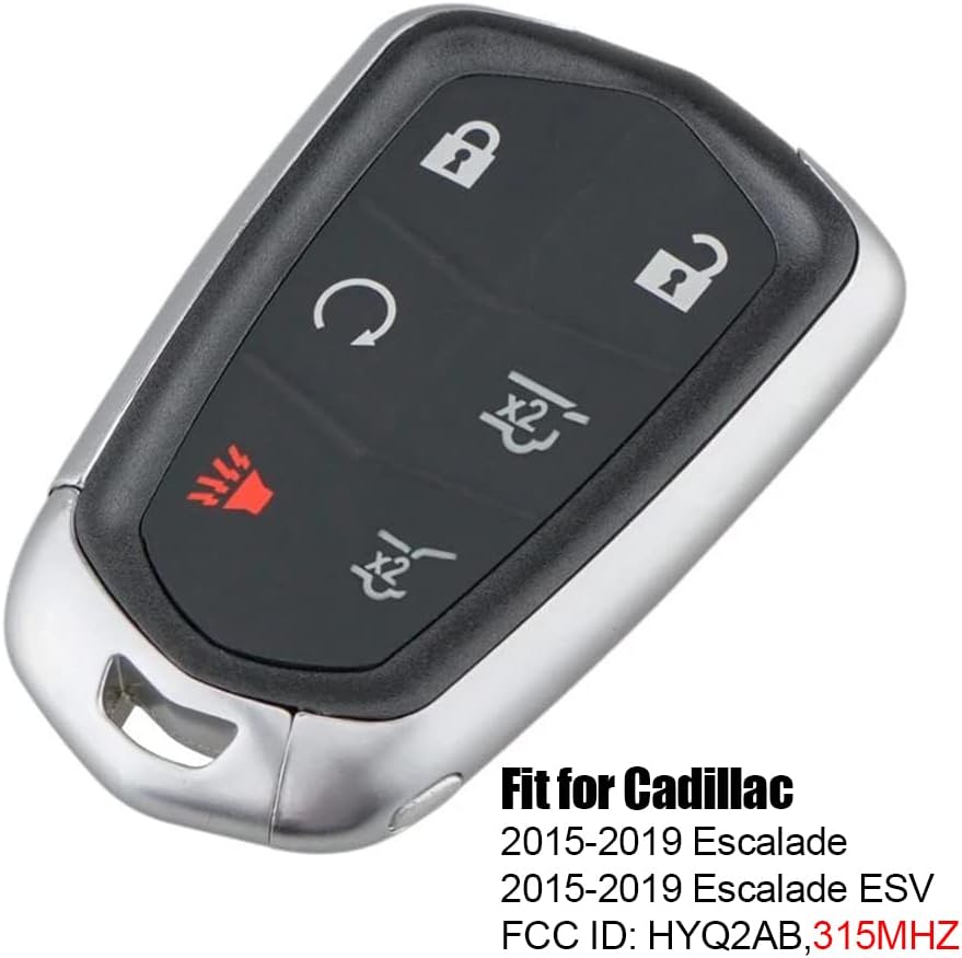 Keyless Entry Remote Control Smart Car Key Fob 1piece Pack of 2 E4812