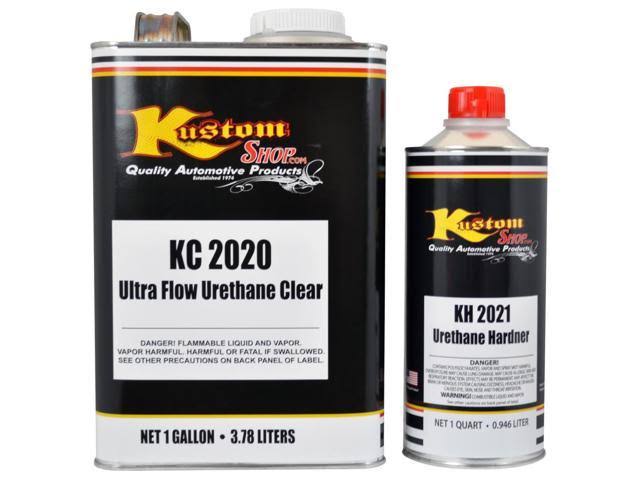 Red Low VOC Urethane Basecoat Clearcoat Car Paint Complete Gallon Kit O492