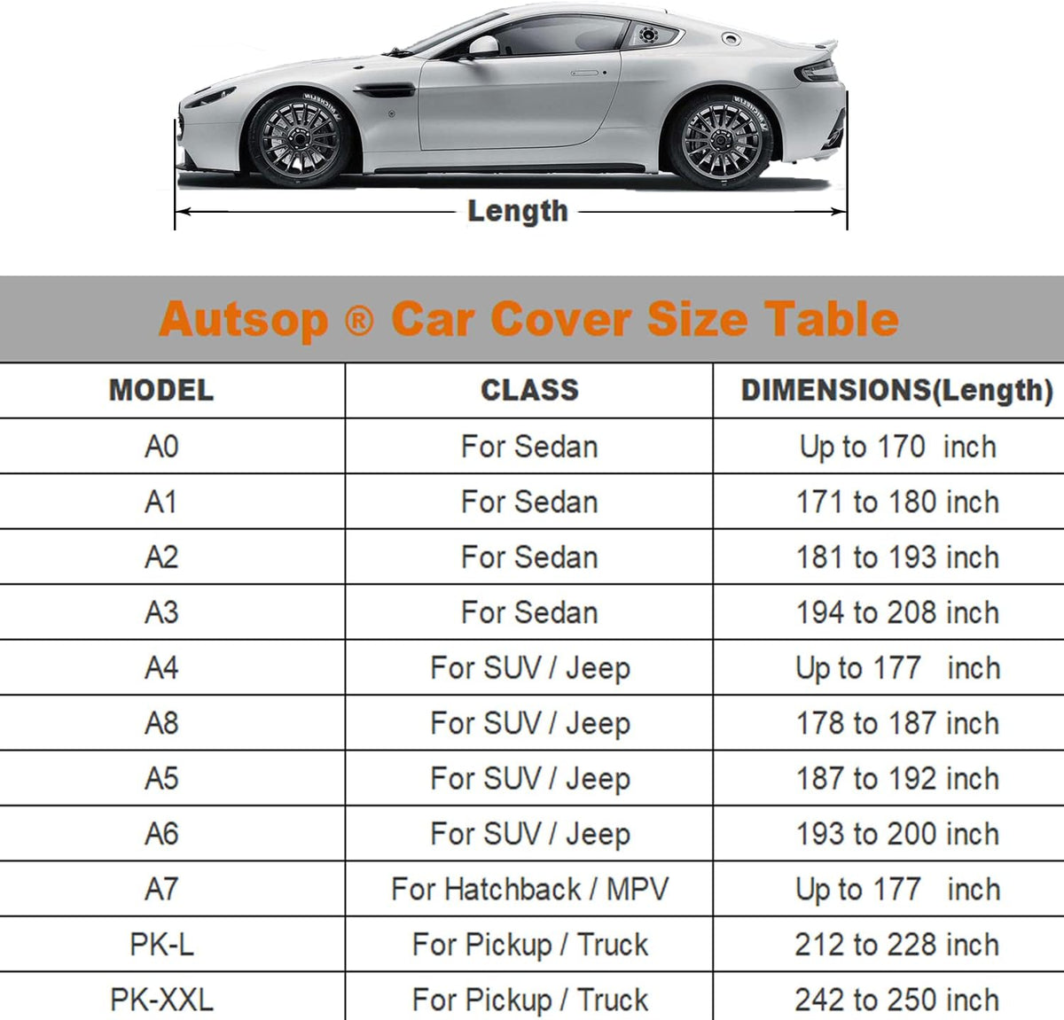 6 Layers Waterproof Car Cover with Zipper Cotton K27015