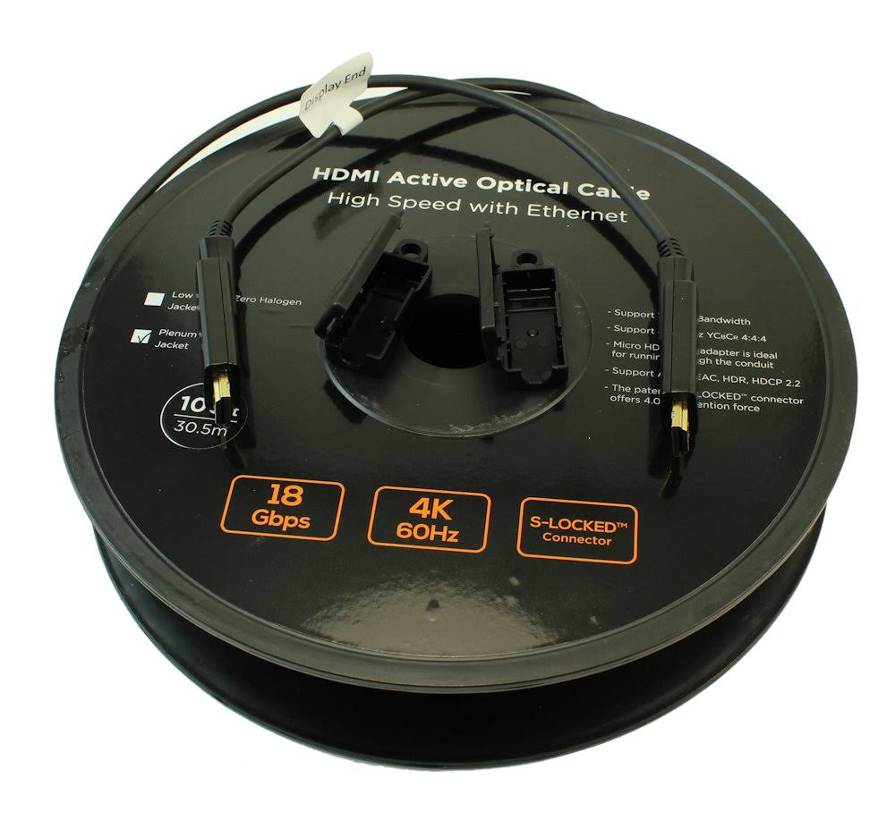 HDMI 18GB Fiber Optic/Hybrid Cable 295 Feet I66949