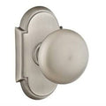 Pewter Double Dummy Door Knob with Rose G676286