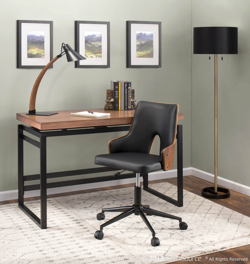 Black-Walnut Office Chair C9667