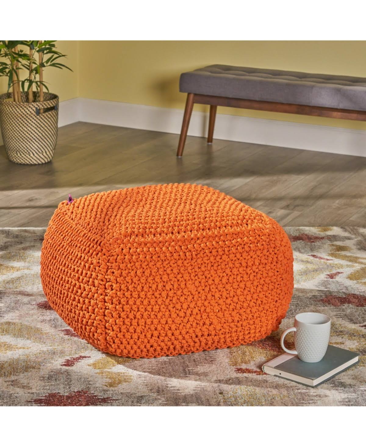 Orange Ottoman R3337