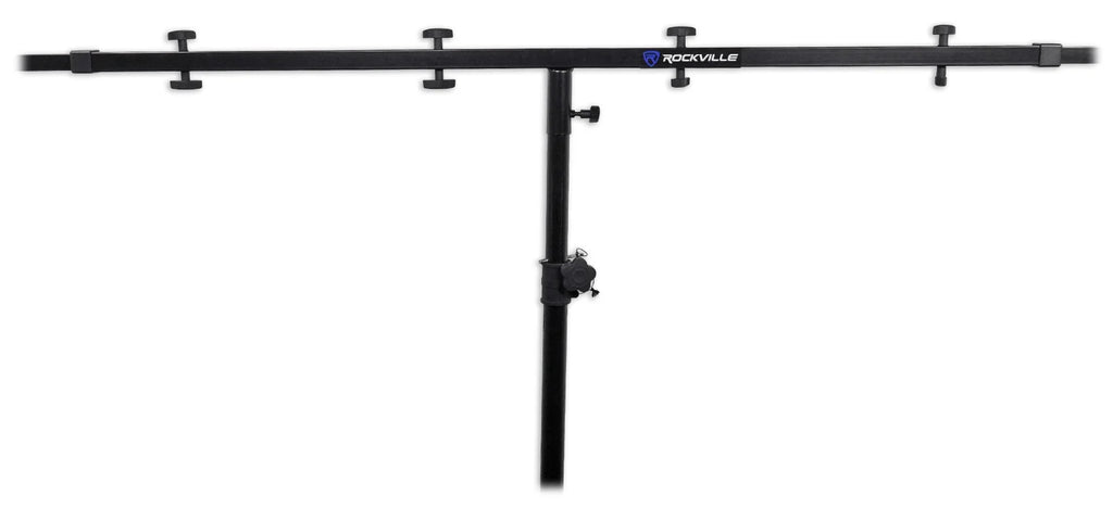 Black Heavy Duty Tripod Pole-Mount Stand with Lighting Cross Bar T58273