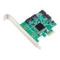 SATA III 4 Port PCI-E X1 Controller Card with Low Profile Brackets Z31076