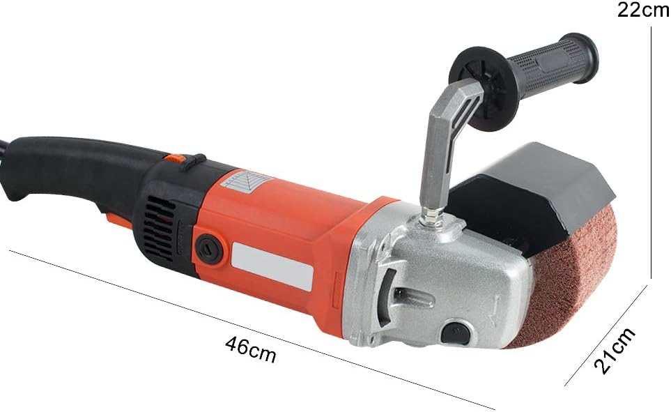 1400W 110V Electric Polisher 6 Speed Adjustable Handheld Sander with 2 Polishing Wheels N1726