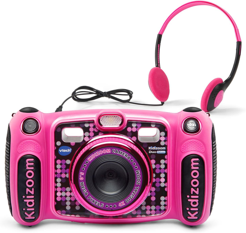 Blue Digital Selfie Camera with MP3 Player and Headphones Y550