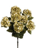 12 Pieces Two Tone Green Hydrangea Bush O232768