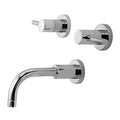 Polished Nickel Wall Mount Tub Faucet F63326